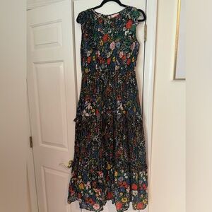Banjanan Iris Dress in Dawn Chorus, Size Large